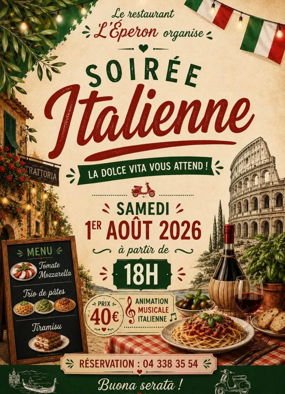 Soirée Italienne